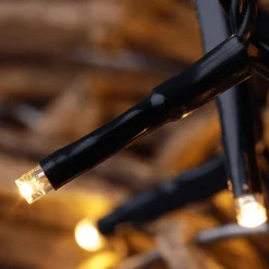 Cadena De Luces LED Intermitentes Con Temporizador Para Exteriores, 16 M