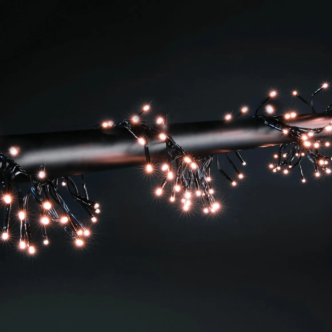 Cadena De Luces LED Intermitentes Con Temporizador Para Exteriores, 6 M