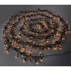 Cadena De Luces LED Intermitentes Con Temporizador Para Exteriores, 6 M