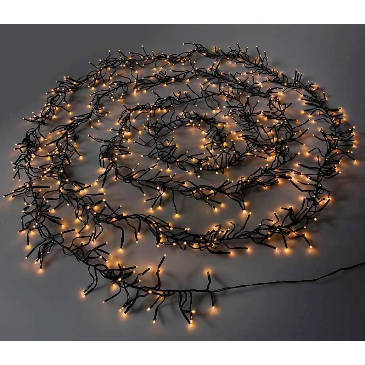 Cadena De Luces LED Intermitentes Con Temporizador Para Exteriores, 6 M