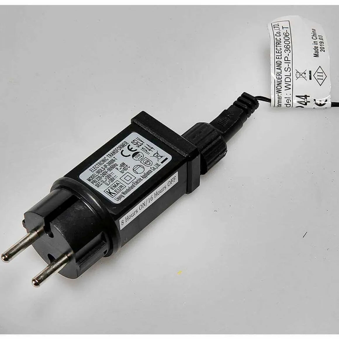 Cadena De Luces LED Intermitentes Con Temporizador Para Exteriores, 6 M