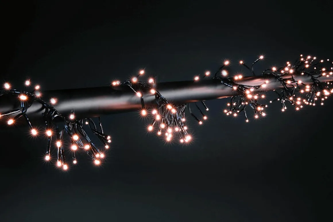 Cadena De Luces LED Intermitentes Con Temporizador Para Exteriores, 10 M
