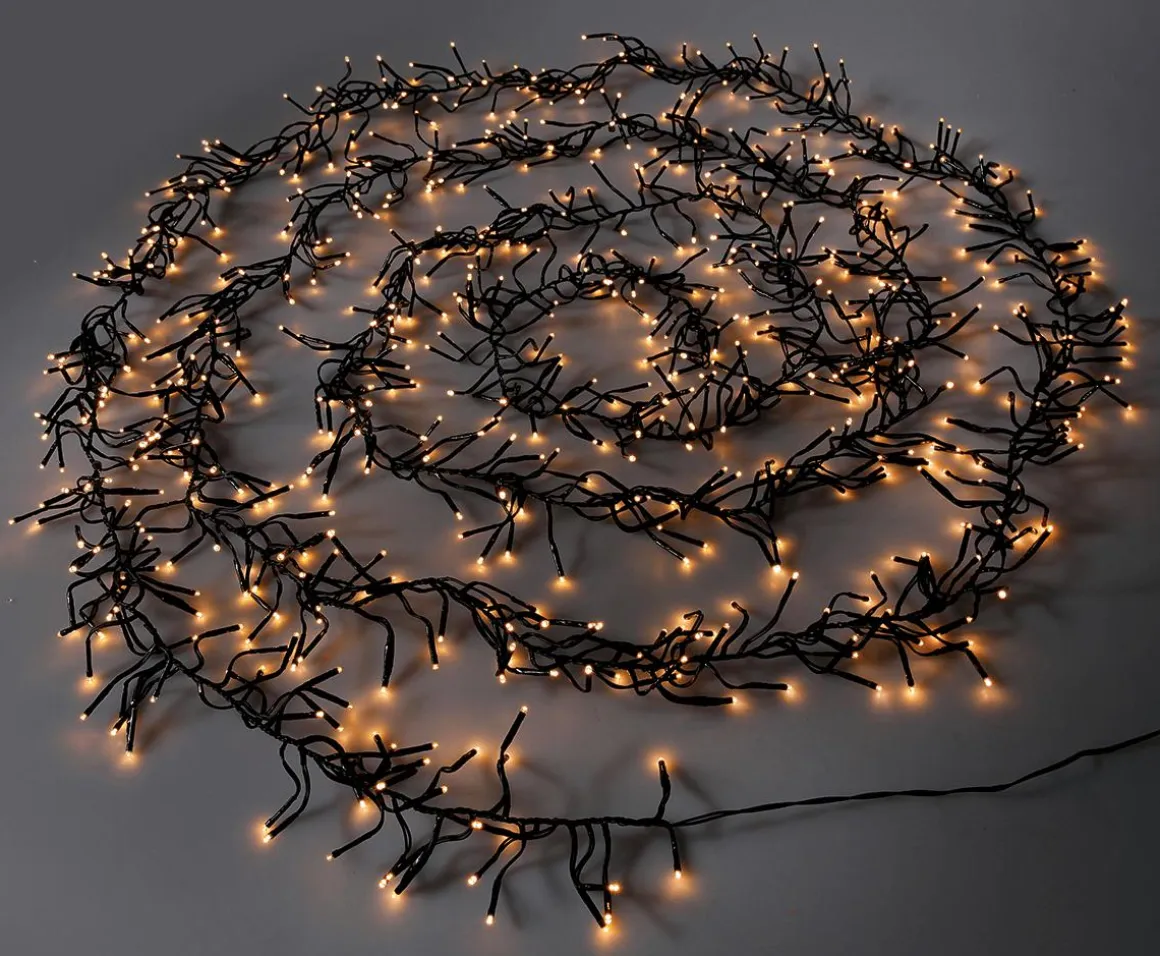 Cadena De Luces LED Intermitentes Con Temporizador Para Exteriores, 10 M