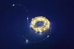 Cadena De Luces LED Para Exterior, 10 M, Plata