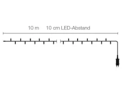 Cadena De Luces LED Para Exteriores, 100 LED, 10 M