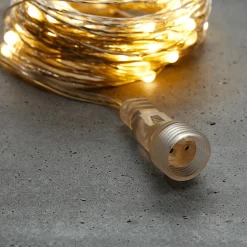 Cadena De Luces LED XL Con Alambre Separable Para Exteriores, 200 LED, Alambre Plata, 20 M