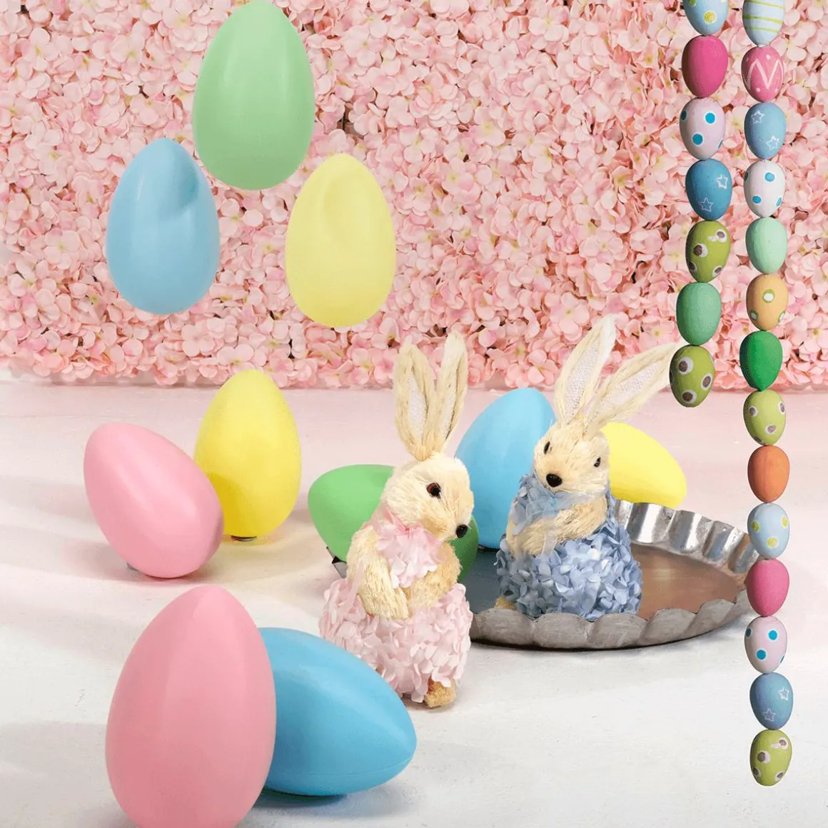 Cadena Decorativa Con Huevos De Pascua Coloridos Patrón, 180 Cm