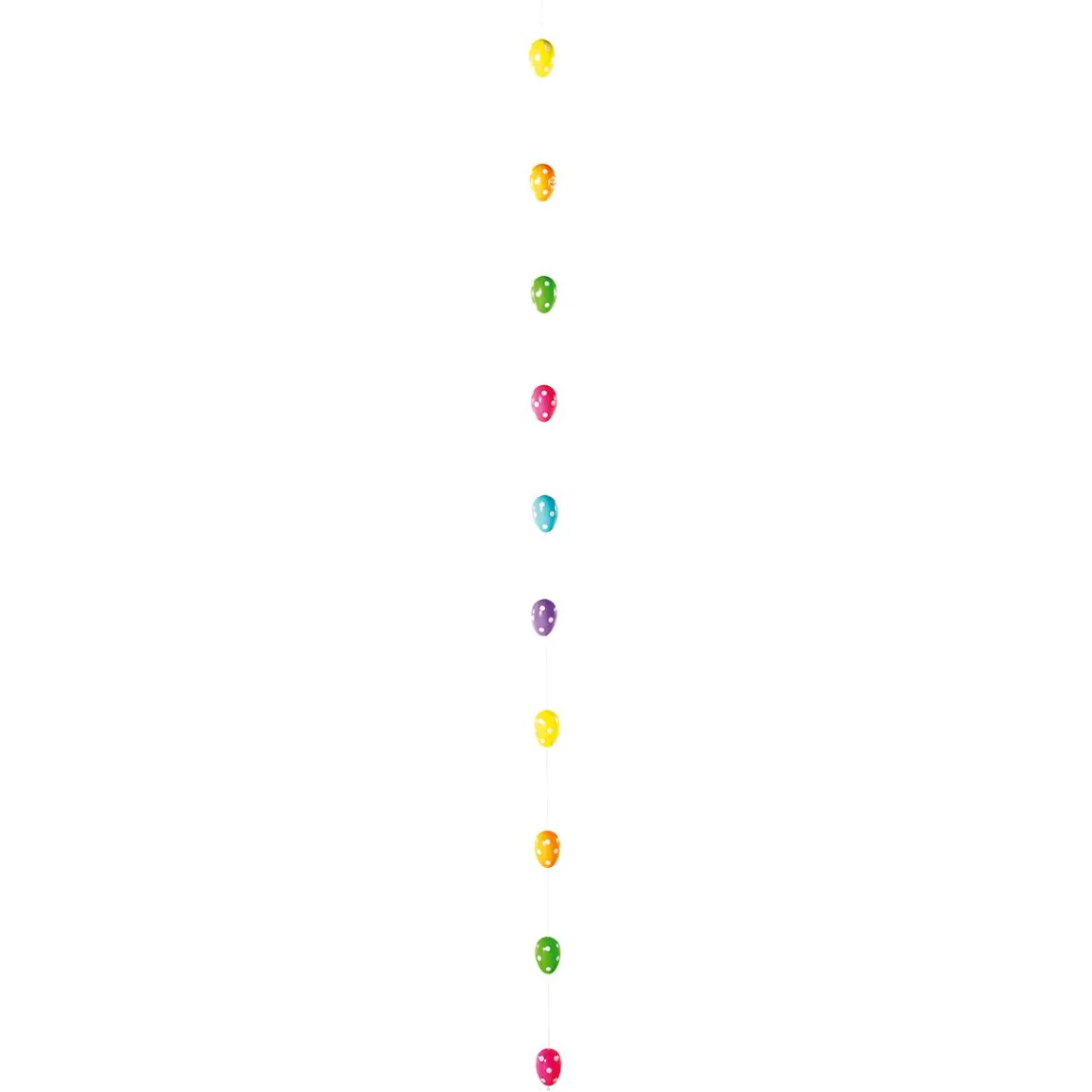 Cadena Decorativa Con Huevos De Pascua Con Puntos 160 Cm