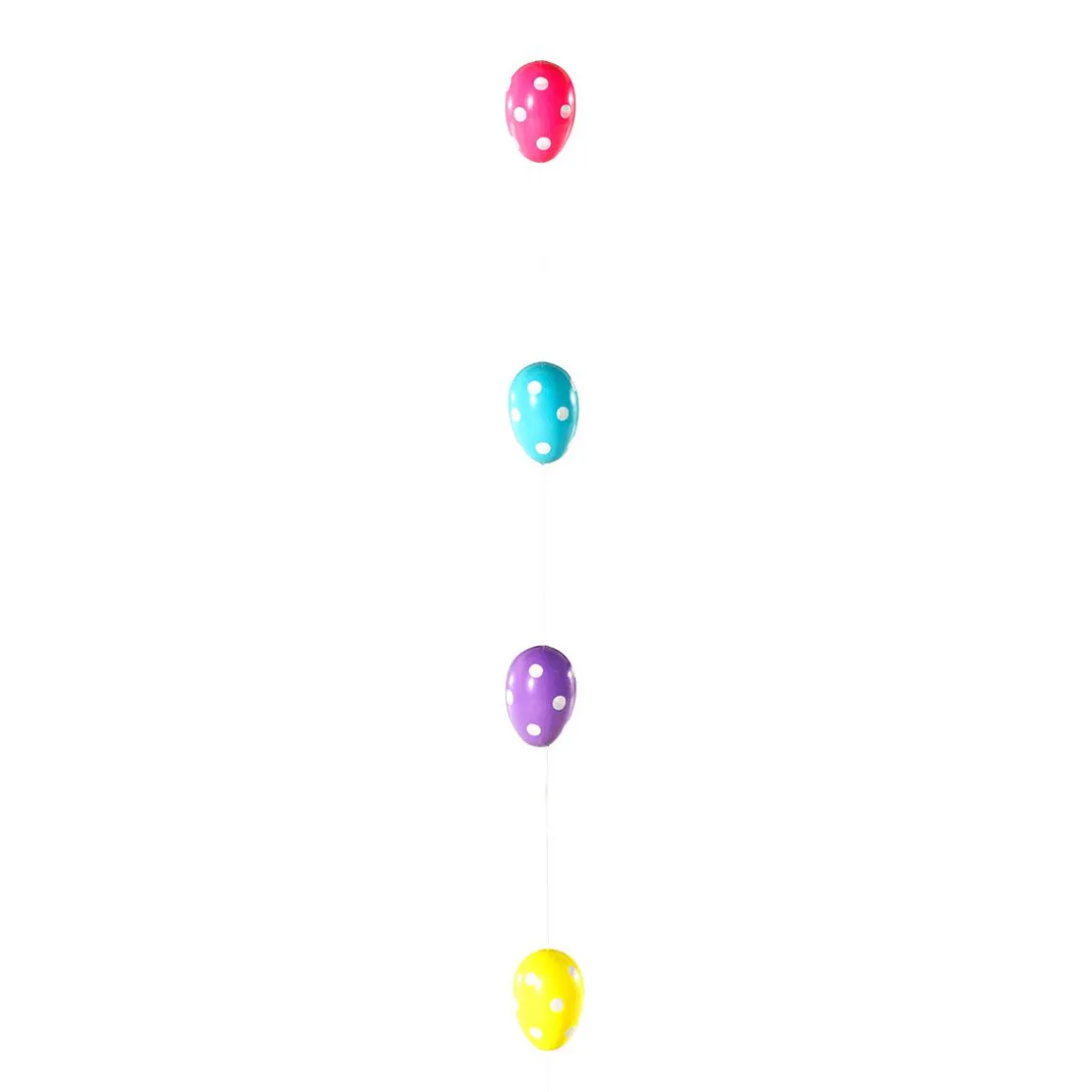 Cadena Decorativa Con Huevos De Pascua Con Puntos 160 Cm