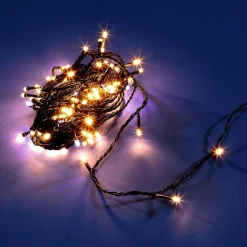Cadena Portacables LED Para Interiores, 24 M Sin Cable De Alimentación, Verde