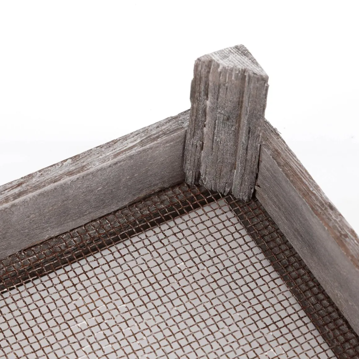 Caja De Madera Con Rejilla, 28 X 18 Cm