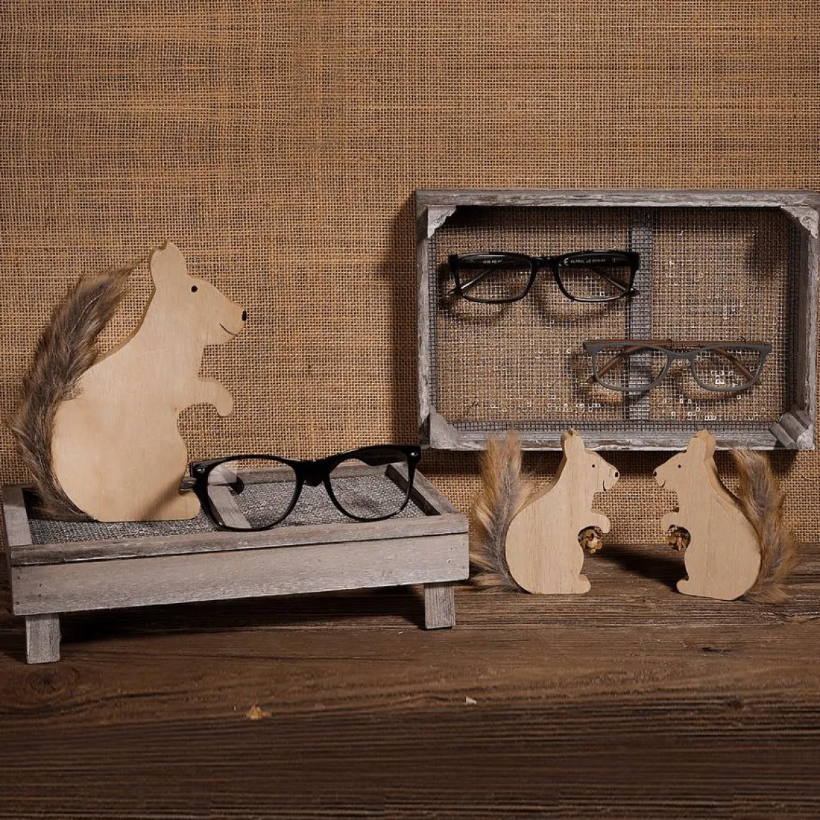 Caja De Madera Con Rejilla, 28 X 18 Cm