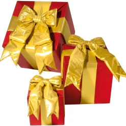 Caja De Regalo XXL Para Interiores 3 Piezas Rojo