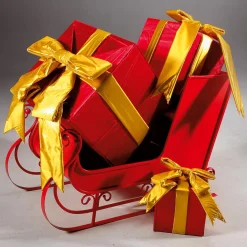 Caja De Regalo XXL Para Interiores 3 Piezas Rojo