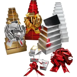 Cajas De Cartón De Regalo, Blanco, 10 Piezas