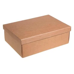 Cajas De Cartón De Regalo Marrón 38 X 26 X 13 Cm 10 Piezas