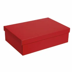 Cajas De Regalo 38 X 26 X 10 Cm, Rojas 10 Unidades