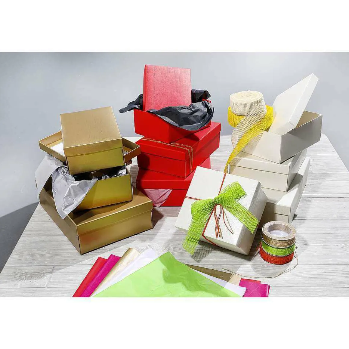Cajas De Regalo 38 X 26 X 10 Cm, Rojas 10 Unidades