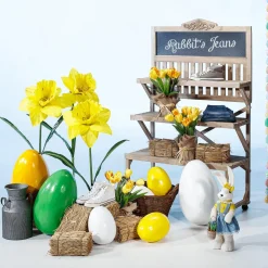 Campana De Pascua Gigante Amarilla, 100 Cm