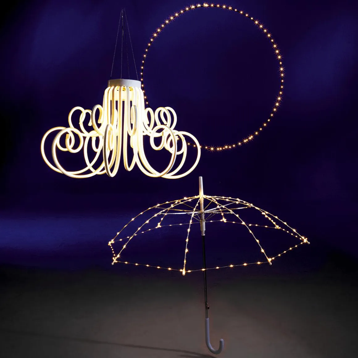 Candelabro De Tubo De Luz De Neón, Longitud 41 Cm