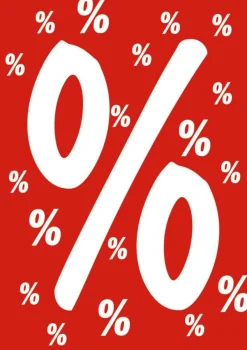 Cartel "%"