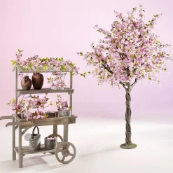 Cerezo Artificial En Flor, 220 Cm, Rosa
