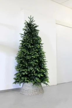 Cesta De Mimbre Anular Para árbol De Navidad, Ø 57 Cm