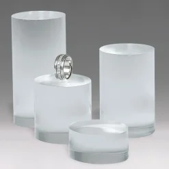 Cilindro De Material Acrílico, Altura 2 Cm