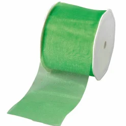 Cinta De Chifón, Anchura 70 Mm, Verde Claro