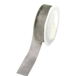 Cinta De Chifón, Anchura 25 Mm, Plata