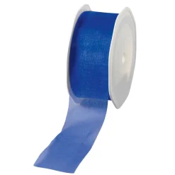 Cinta De Chifón, Anchura 38 Mm, Color Azul Oscuro