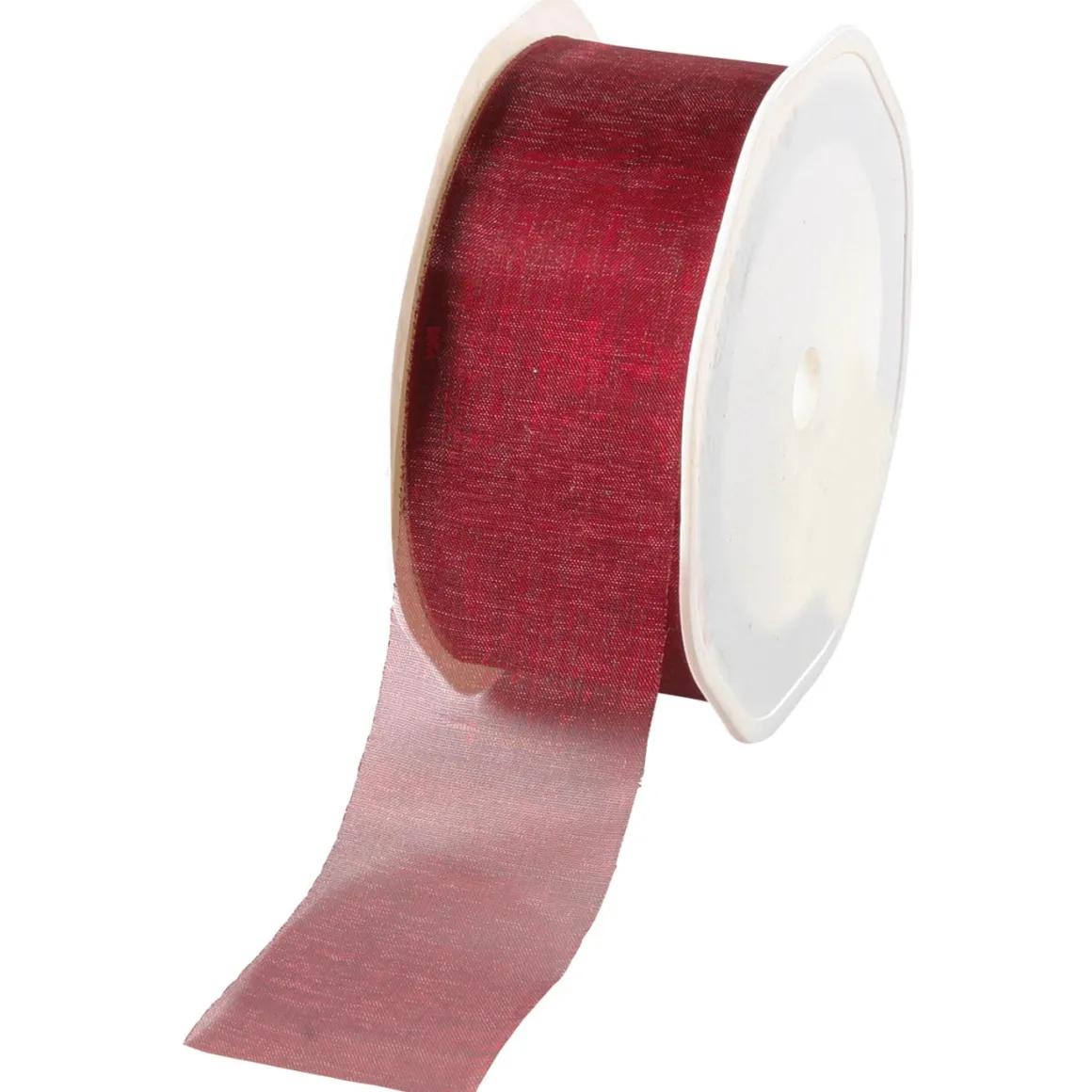 Cinta De Chifón, Color Burdeos, Anchura 38 Mm