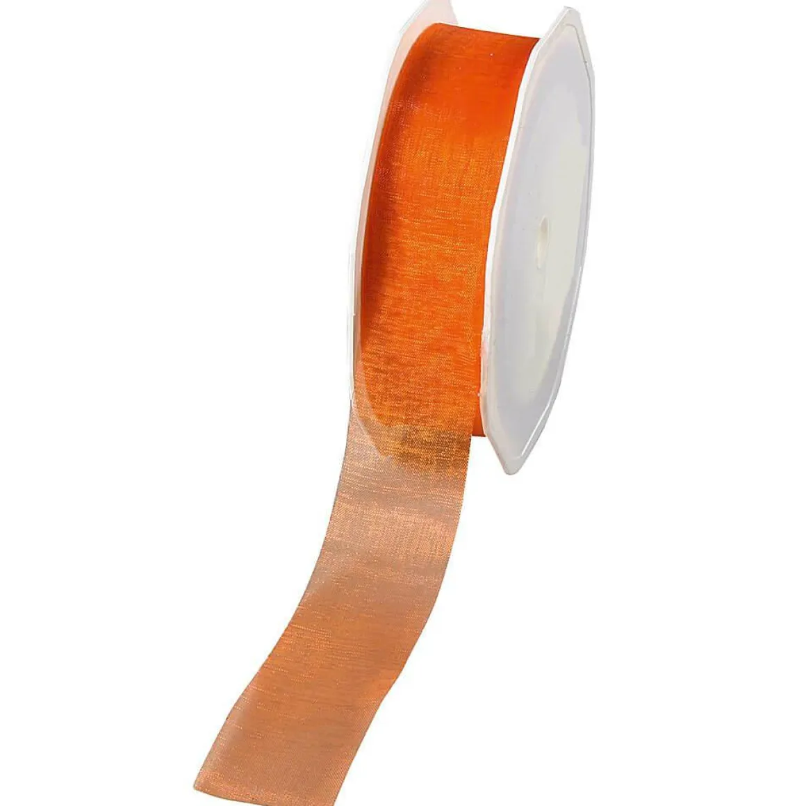 Cinta De Chifón, Color Naranja, Anchura 25 Mm