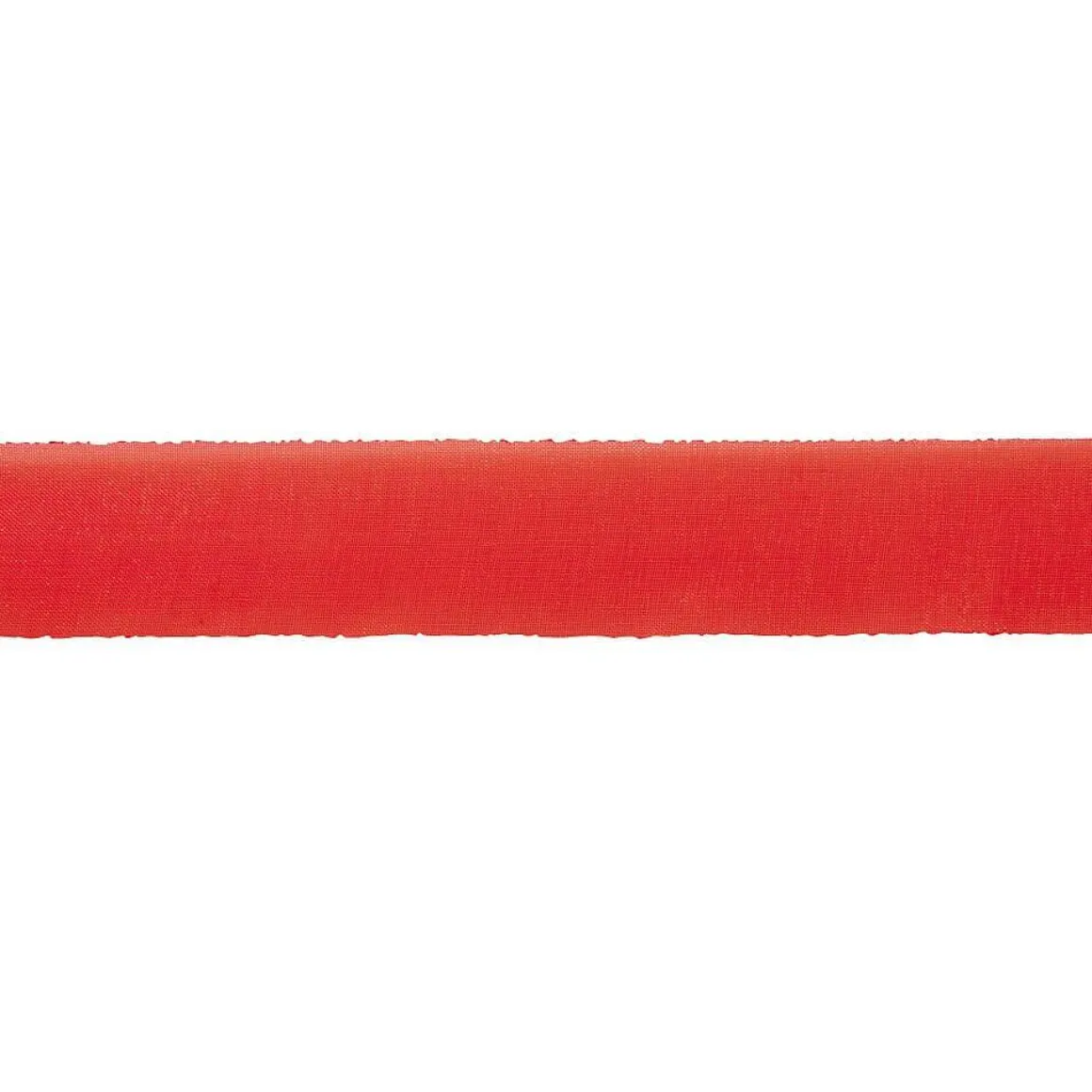 Cinta De Chifón Con Alambre, Color Rojo, Anchura 25 Mm