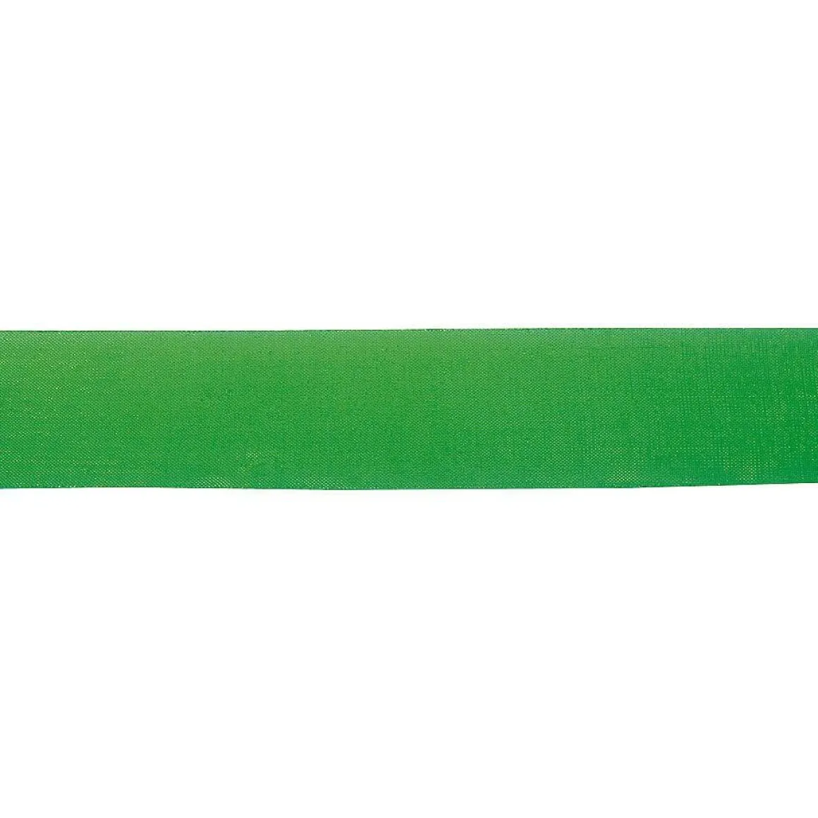 Cinta De Chifón Con Alambre, Color Verde, Anchura 25 Mm