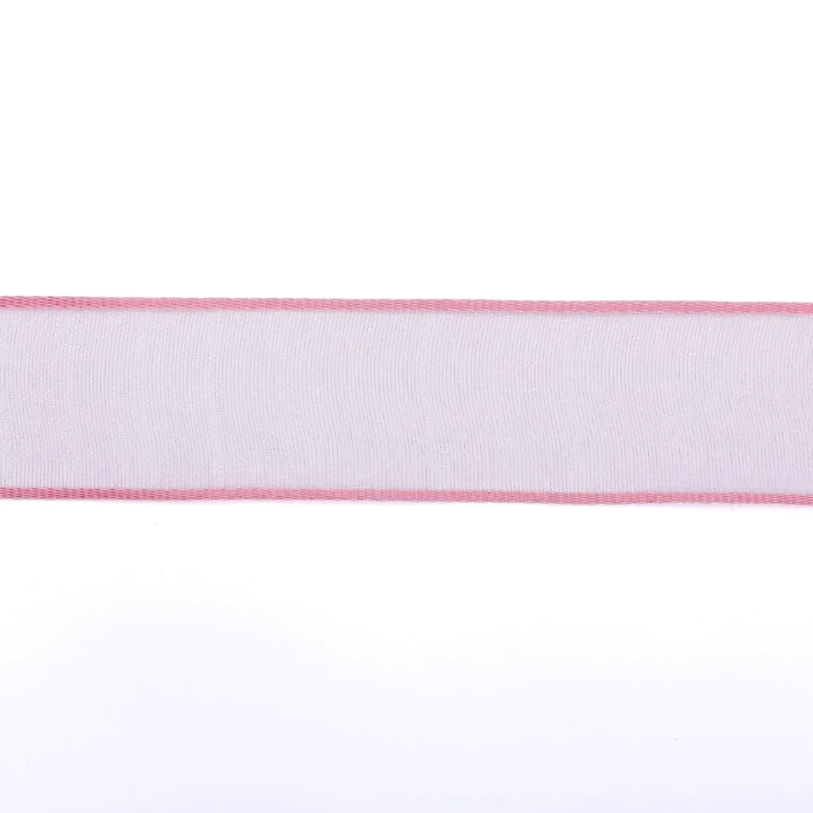 Cinta De Chifón Con Alambre, Color Fucsia, Anchura: 40 Mm