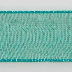 Cinta De Gasa Con Orillo 6mm X 50m Turquesa