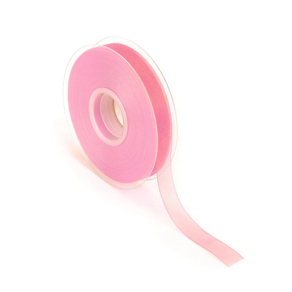 Cinta De Gasa Con Orillo 15mm X 50m Rosa