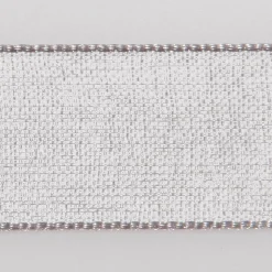 Cinta De Gasa Con Orillo 15mm X 50m Plata