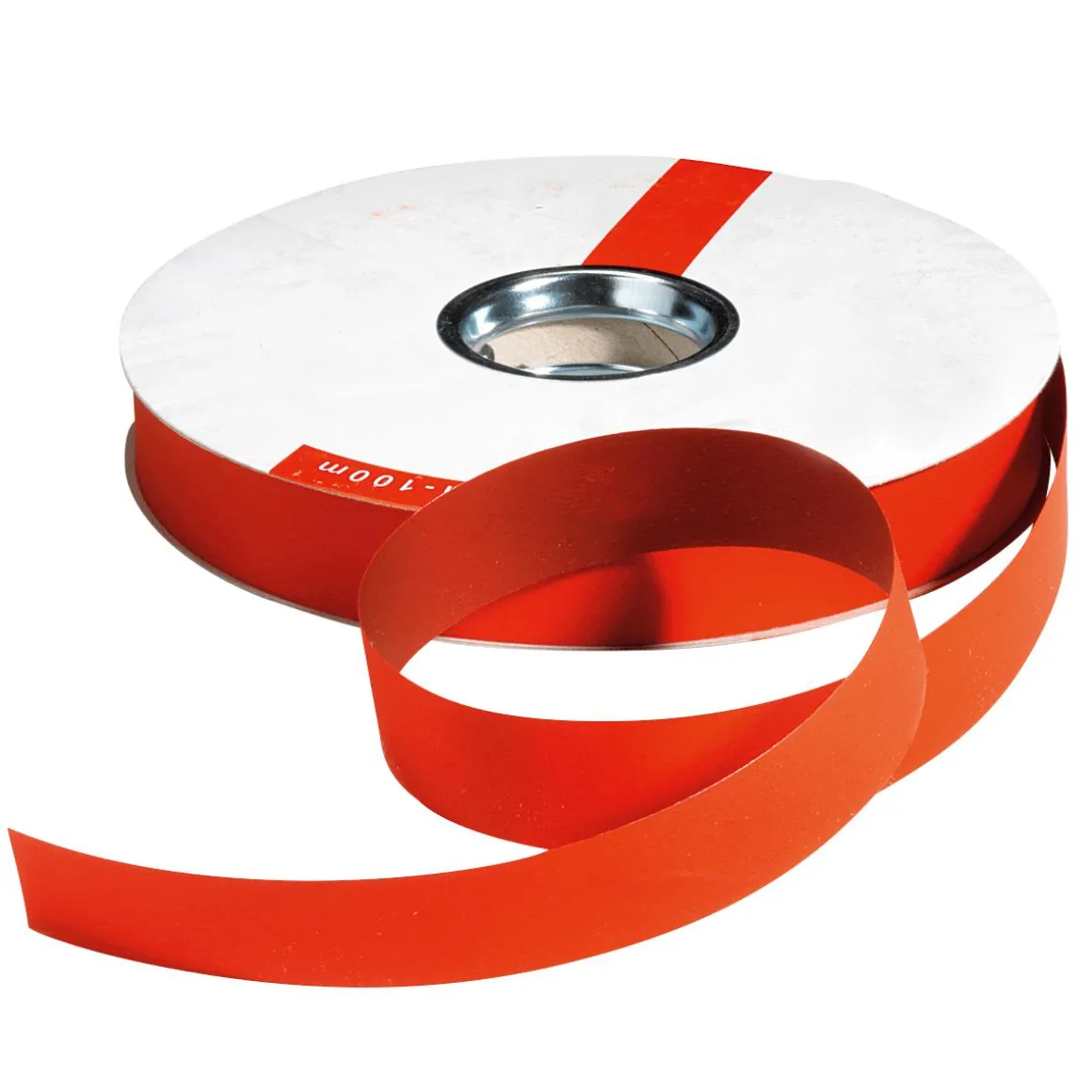 Cinta De Poliéster "Bicolor", 19 Mm, 100 M, Color Rojo