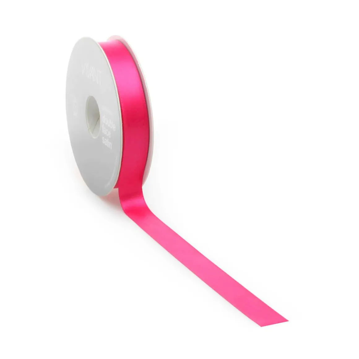 Cinta De Raso, 25 Mm X 25m Pink
