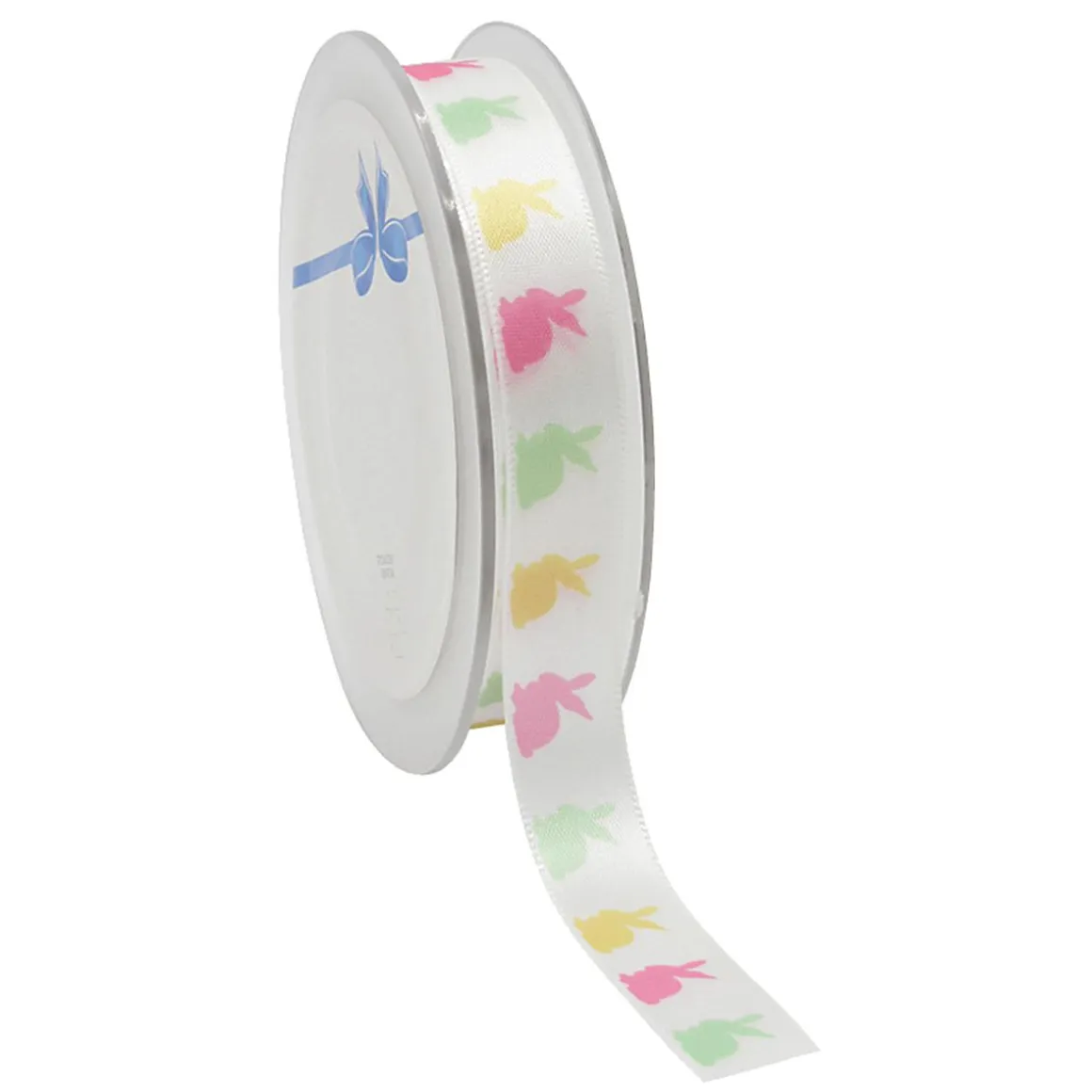 Cinta De Raso Conejito De Pascua 15 Mm X 25 M