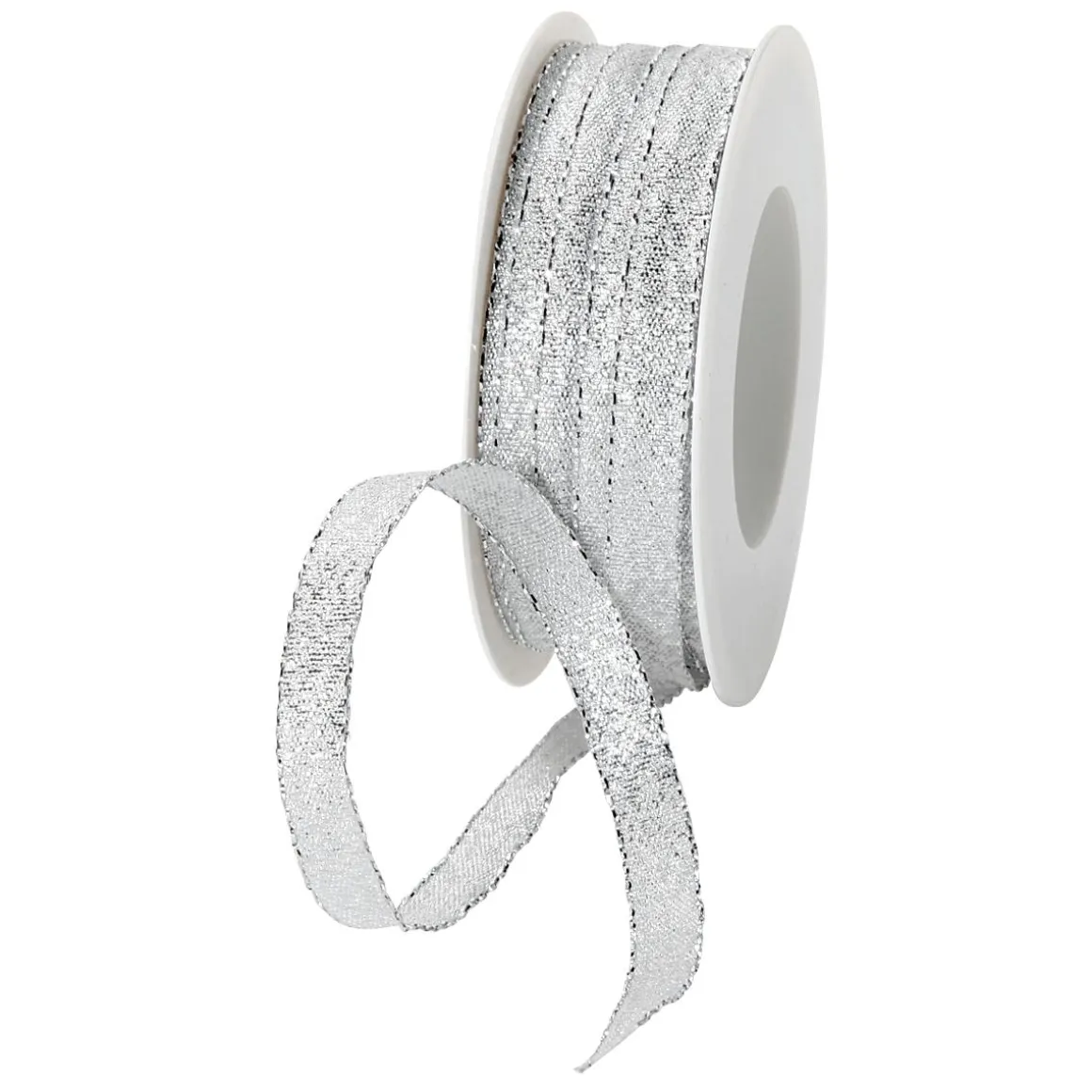 Cinta De Regalo "Glamour" 10 Mm X 20 M Plata