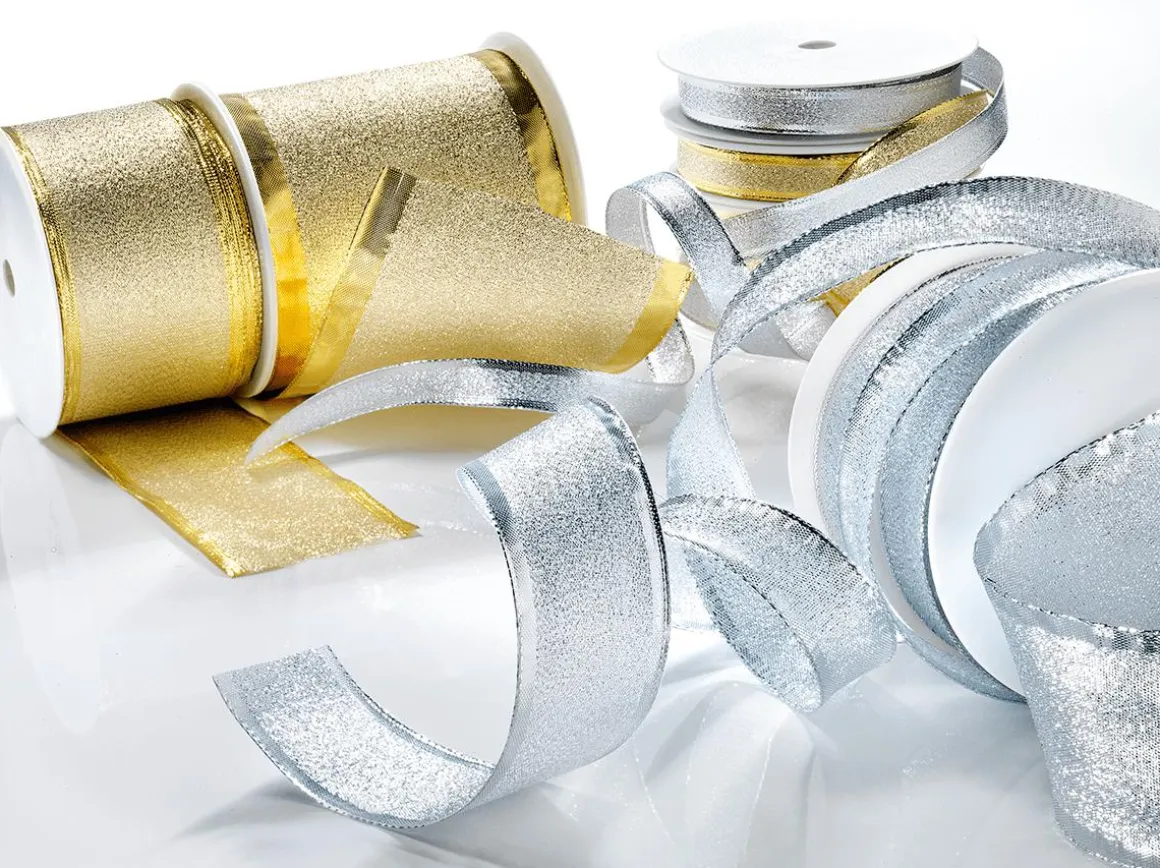 Cinta De Regalo "Luxury" 25 Mm X 20 M Plata