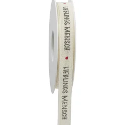 Cinta De Regalo Sostenible Lieblingsmensch 15mm, 18 M