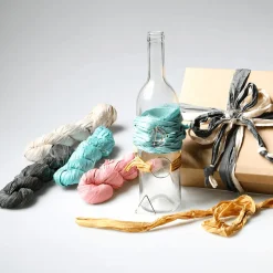Cinta De Seda Reciclada 25 M Gris