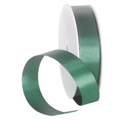 Cinta De Tafetán Con Orillo 25 Mm, 50 M, Verde Oscuro