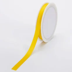 Cinta De Tafetán Con Orillo Amarillo 15 Mm X 50 M