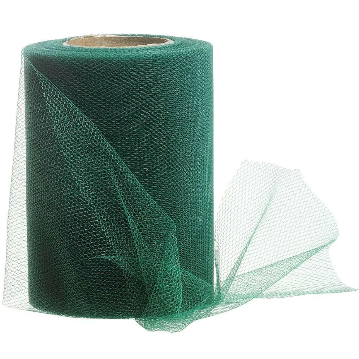 Cinta De Tul, Anchura 100 Mm, Color Verde Oscuro