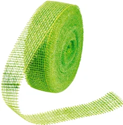 Cinta De Yute, Color Verde Claro, Anchura 40 Mm